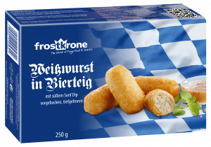 White sausage in beer batter